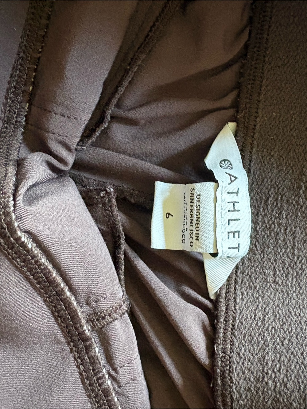 Athleta Brooklyn Heights Cargo Pants - Wide Leg size 6 - deep purple - Picture 5 of 5